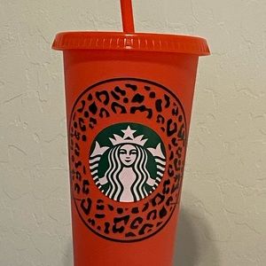 Starbucks color changing cups with design